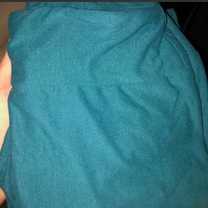 Lularoe solid teal os leggings